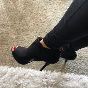 fergalicious peep toe bootie